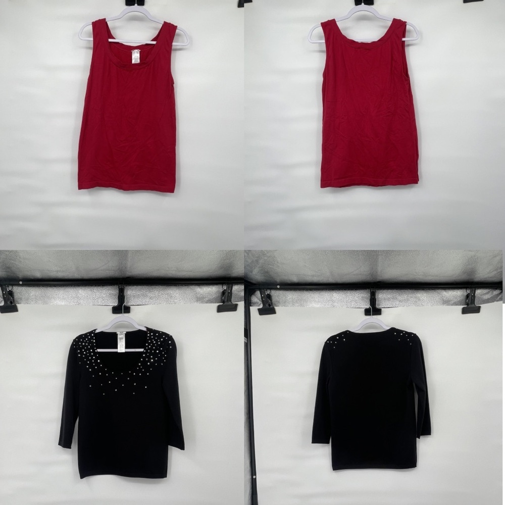 Wolford two top bundle black studded and tank top
